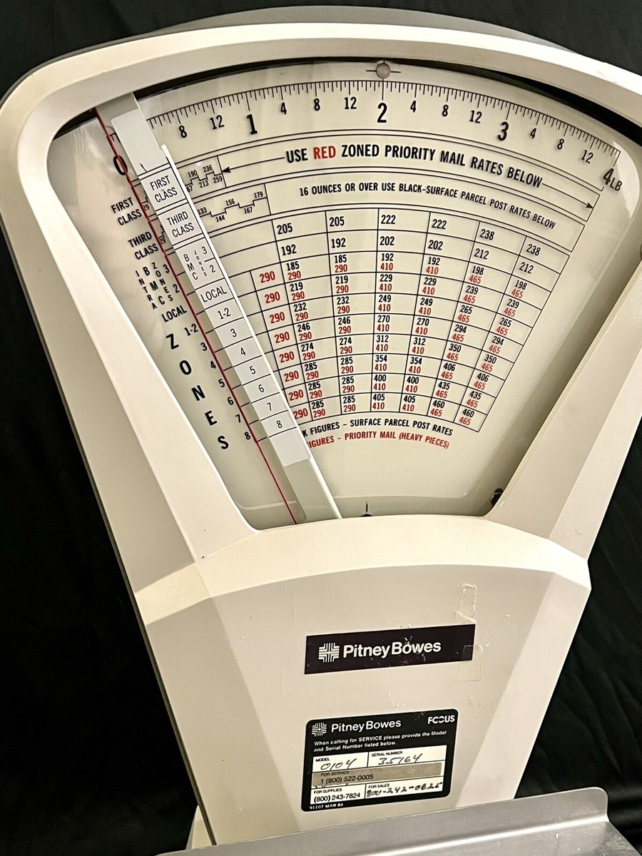 1960's HAMILTON POSTAL SCALE 郵便局 業務用秤 Hamilton No 16 Postal Scale | American Stationer
