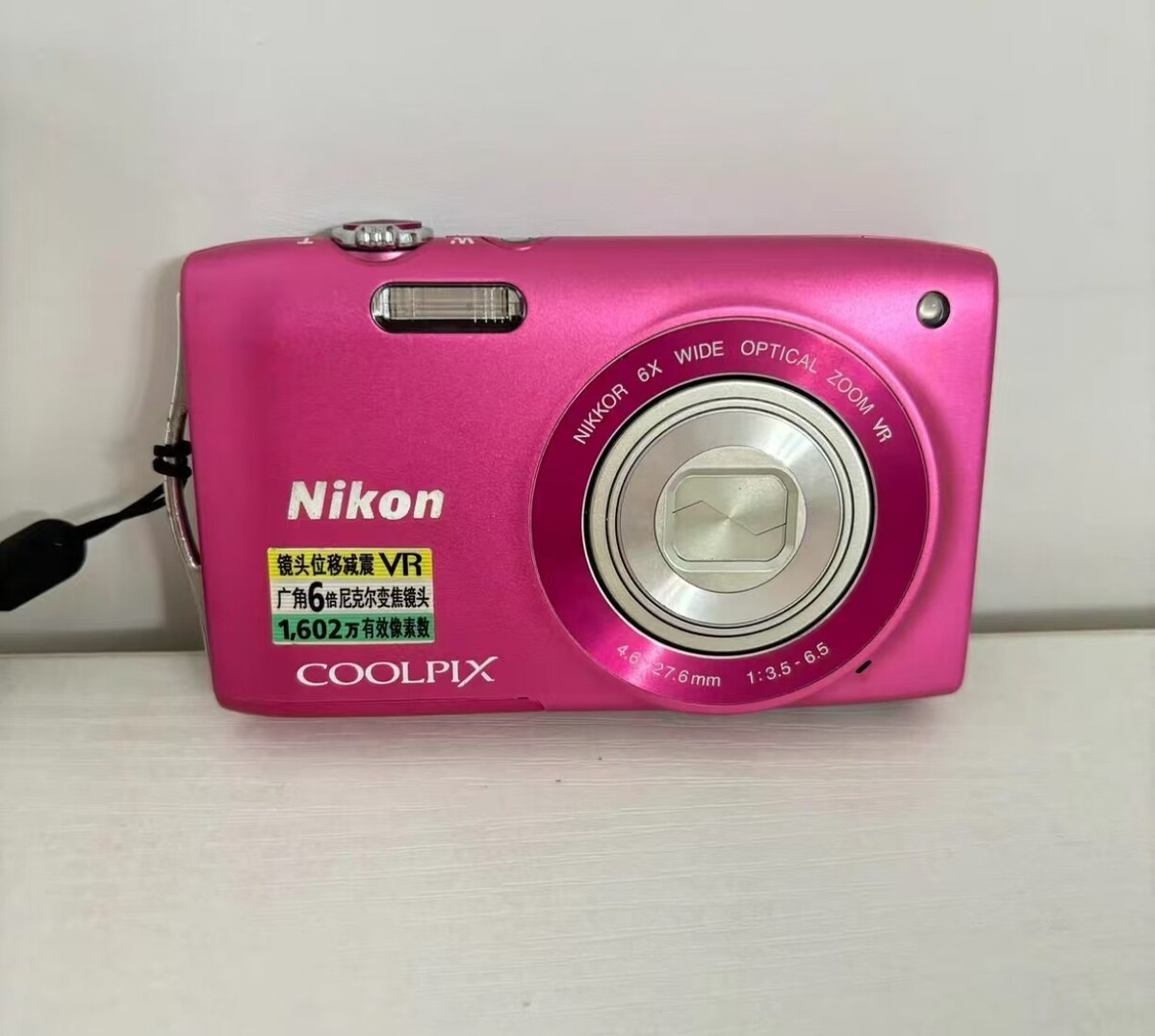 訳あり極美品✨NIKON COOLPIX S3300 ピンク 動作品 デジカメ ニコン COOLPIX S3300 ストロベリーピンク｜コンパクトデジタルカメラ