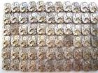 Lot 53 vintage ladies watch movements LUCH 14x18 mm. Steampunk Art or repair DIY