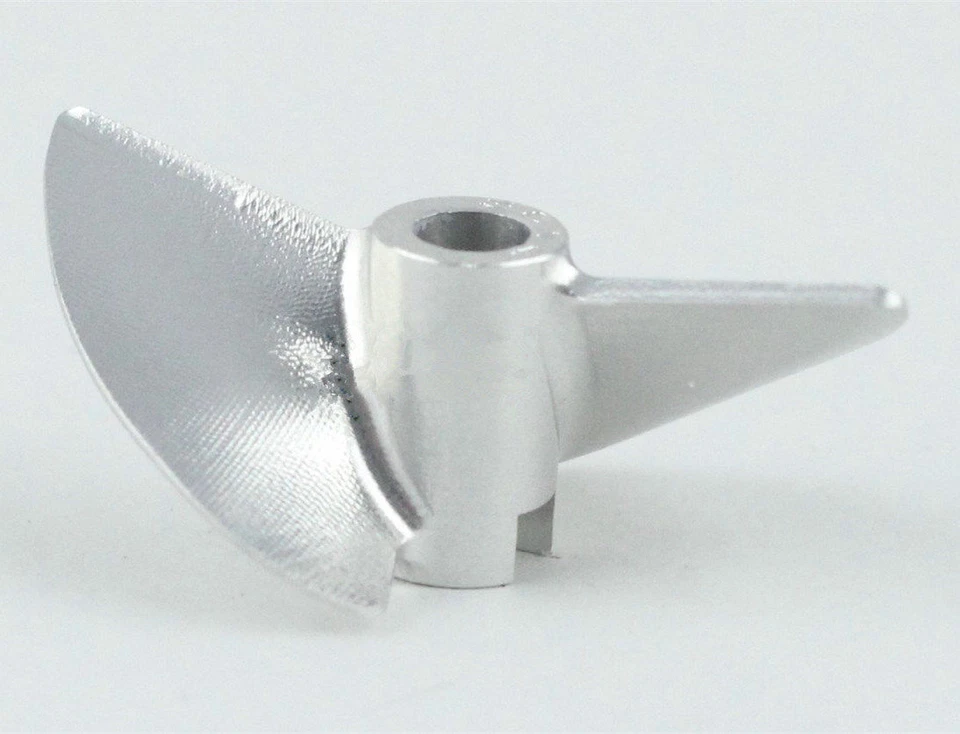 #847 1 par 2 hojas 440 hélice de aluminio diámetro 40 mm para barco de radiocontrol de eje de 3/16" 4,76 mm Foto 3 de 4