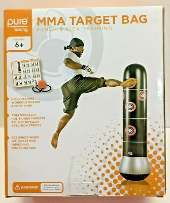 Kick Boxing Punching Bag Gym MMA Training Equipment Target Bags Stand  Fitness