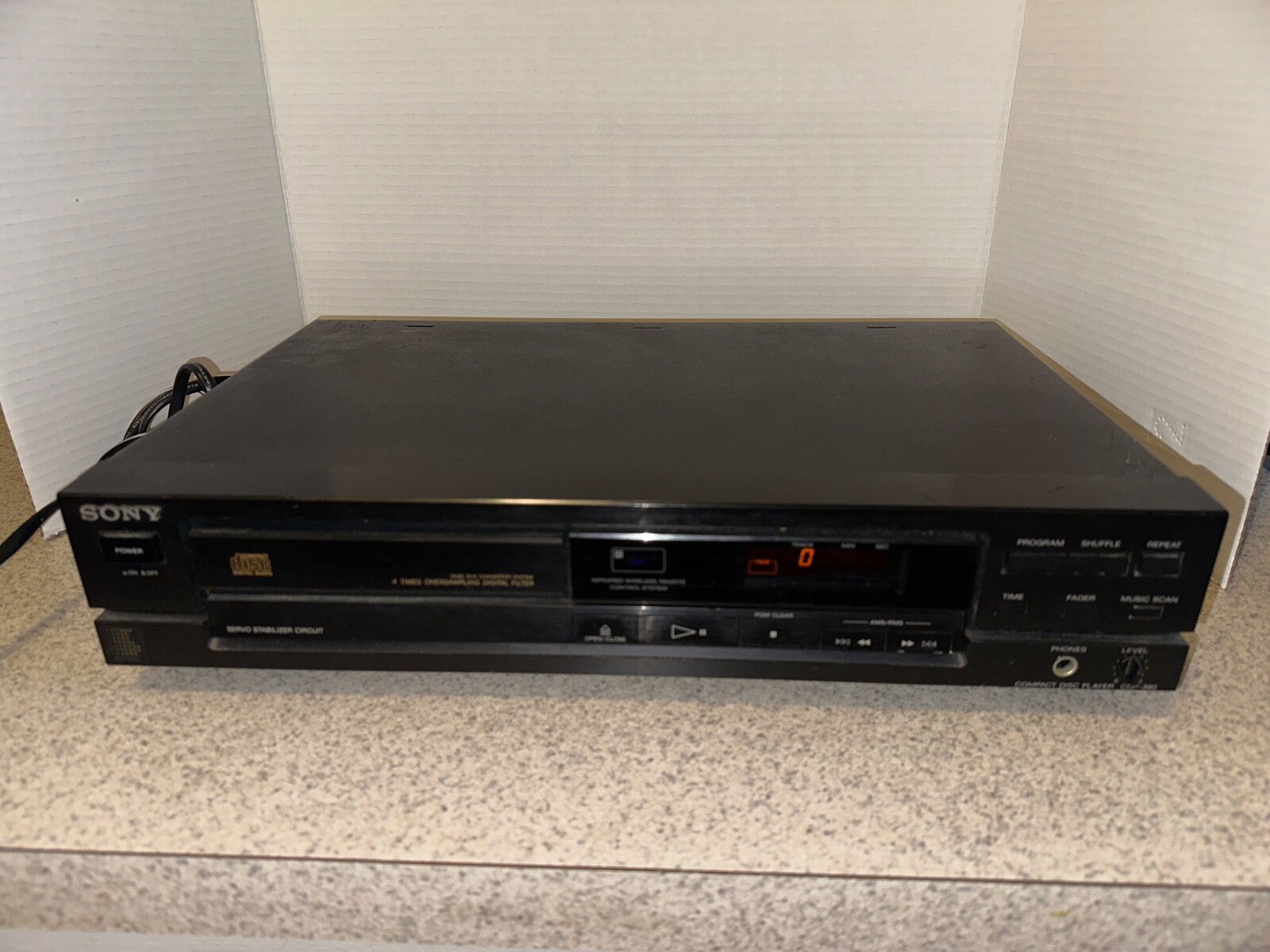 Vintage Sony CDP-390 Compact Disc Player