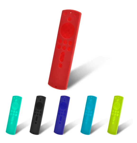 Custodia In Silicone Per Telecomando TCL RC716/RC833 - Antiurto, Morbida, Con Passante, Colore Nero, Vestibilità Aderente 207x44x25 Mm, Protezione Da Graffi E Cadute - 3