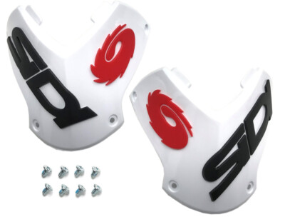 Sidi ST/ST Air Boot Outer Nylon Shin Plates White/Black/Red