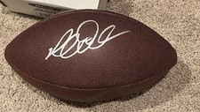 CHICAGO BEARS RICHARD DENT SIGNED FOOTBALL JSA COA AUTHENTIC AUTOGRAPH NFL HOF