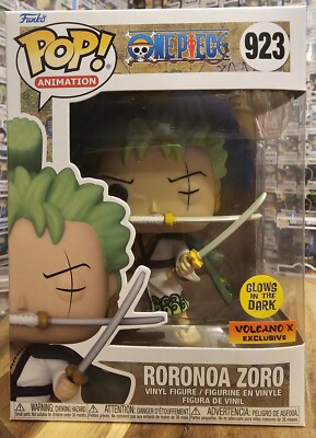 Funko Pop One Piece Roronoa Zoro #923 GIDT Volcano X Exclusive