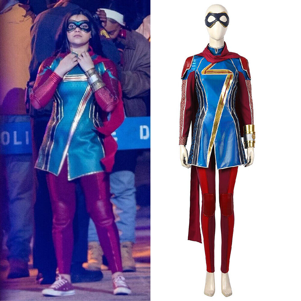 Ms. Marvel Costume Cosplay Suit Kamala Khan Suit Ver 1 Ms. Marvel Costume Cosplay Suit Kamala Khan Suit Ver 1