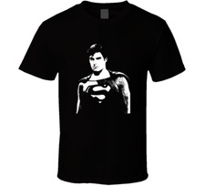 Superman Christopher Vector Hero Superhéroe Años 70 Aventura Divertida Camiseta Regalo Nueva