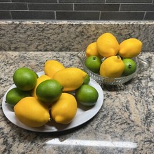 Decorative Citrus, 18 Lifelike Lemons  Limes         