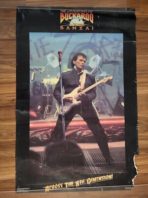 BUCKAROO BANZAI ~ 1984 movie POSTER Peter Weller John Lithgow Ellen Barkin