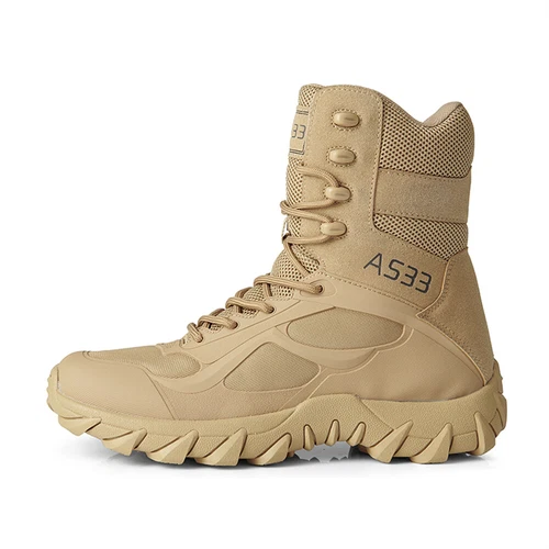 Botas tácticas militares para hombre Botas de senderismo Impermeables Ligeras Botas de combate - Imagen 3 de 17