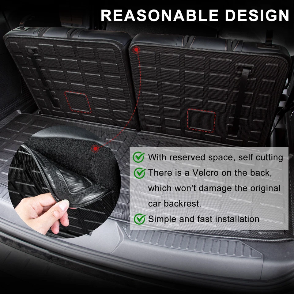 Fit 2020-2024 Ford Explorer Trunk Mat Cargo Liner For 2022 Explorer Accessories - Image 4 of 4