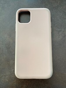 Silikon Hülle Schutzhülle Backcover rose rosa für iPhone 11 - neuwertig