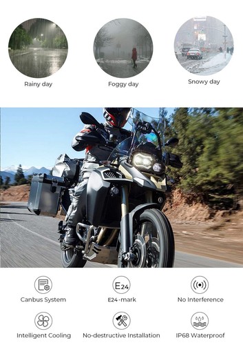 Faros LED para BMW F 650 700 F 800 GS F 800 R con homologación eléctrica Plug & Play - Imagen 12 de 15