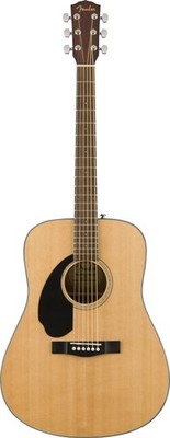 Fender CD-60S Solid Top Acoustic Guitar, Left Handed