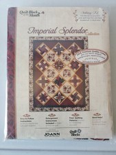 Imperial Splendor Setting Quilt Kit Jo Ann Fabrics Pre Cut Cotton Fabric New