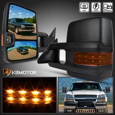 Fits 2003-2007 Chevy Silverado Gmc Sierra Power Heated Tow Mirrorsled Signal Fits 2003-2007 Chevy Silverado Gmc Sierra Power Heated Tow Mirrorsled Signal