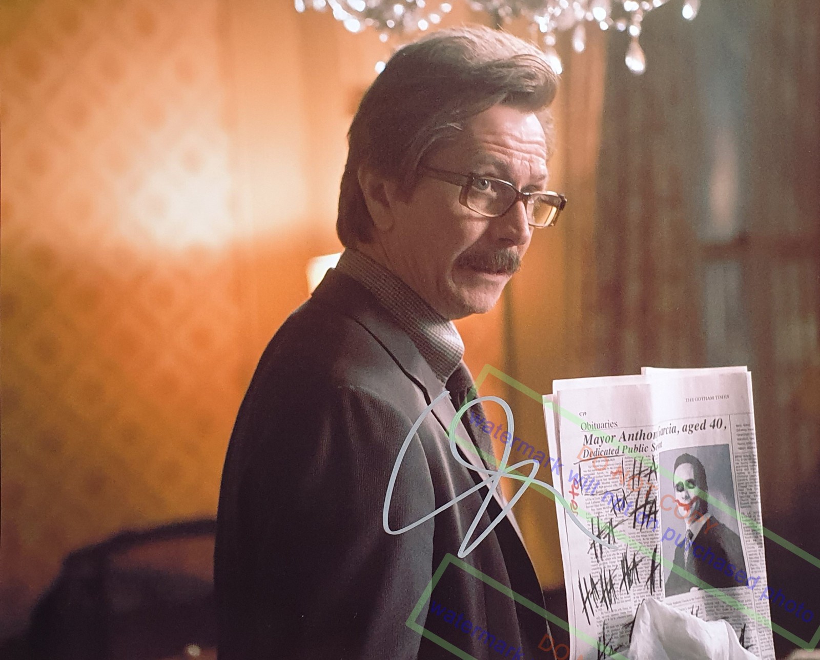 GARY OLDMAN Signed Autographed   8X10 Photo