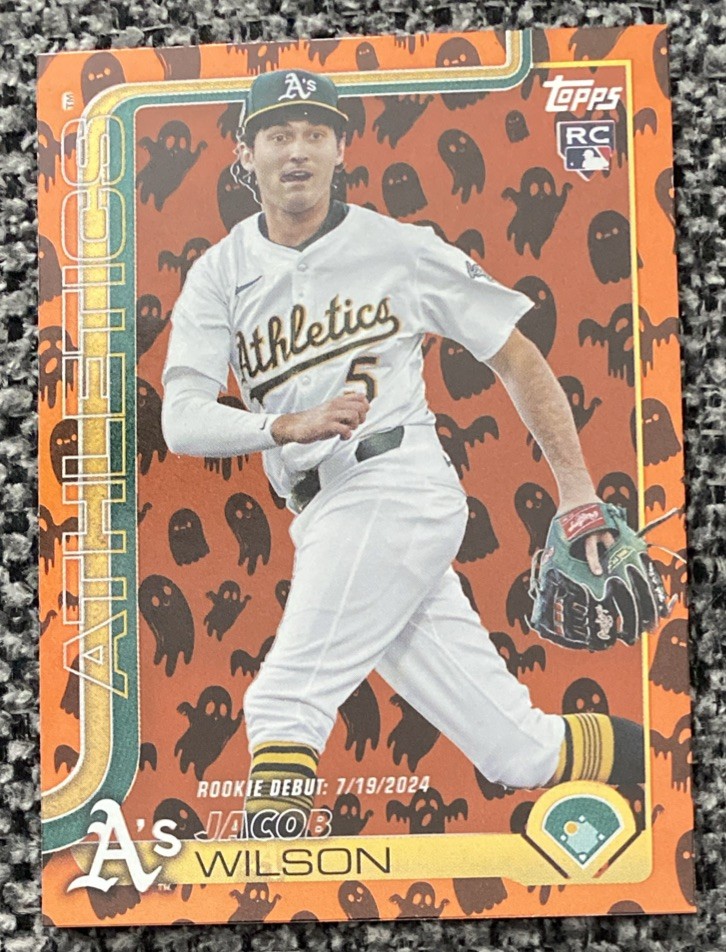 2025 Topps Update Series - Rookie Debut Jacob Wilson #US180 Ghost Foil (RC)