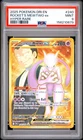 2025 POKEMON DESTINED RIVALS HYPER RARE #240 TEAM ROCKET'S MEWTWO EX PSA 9