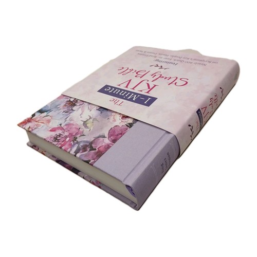 KJV Studienbibel Die 1-minütigen Lavendelblütenblätter King James Version Geschenk - Bild 9 von 24