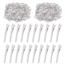 Swpeet 200Pcs 3inch - 7.5cm Alligator Hair Clips Kit, Perfect for Metal Duck Bil