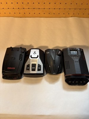 4 Radar Detector Lot Escort RedLine EX RedLine Cobra RAD 350 ESD 9275 Parts