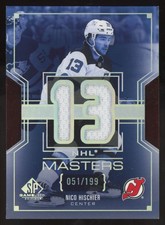 2025-26 SP Game Used NHL Masters Jersey Nico Hischier 051/199 #NM-42