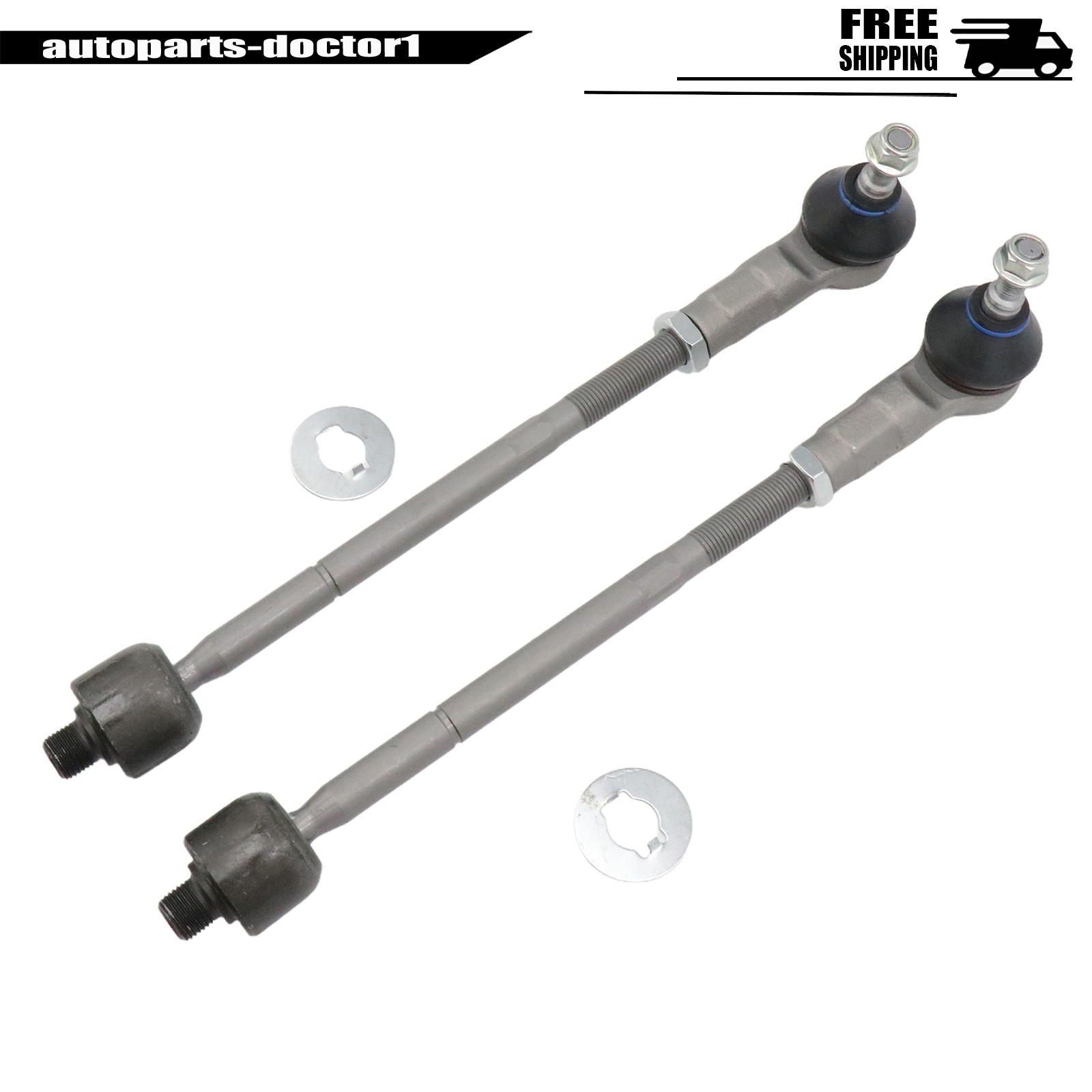Front Inner & Outer Tie Rod End kit For Maserati Quattroporte 2003-12 GT GC
