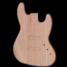 Custom Order Bass Guitar Body, JBR, Unfinished, Alder, Fits Jazz Bass® Neck