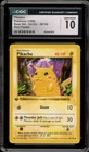 Pokemon Pikachu Base Set Shadowless 1st Edition Red Cheeks #58 CGC 10 Gem Mint