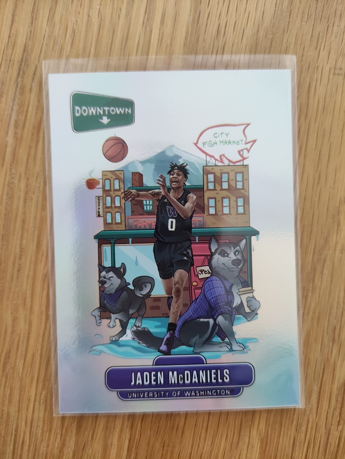2020-21 Panini Prizm Draft Picks - Downtown Jaden McDaniels #D-9 (RC)