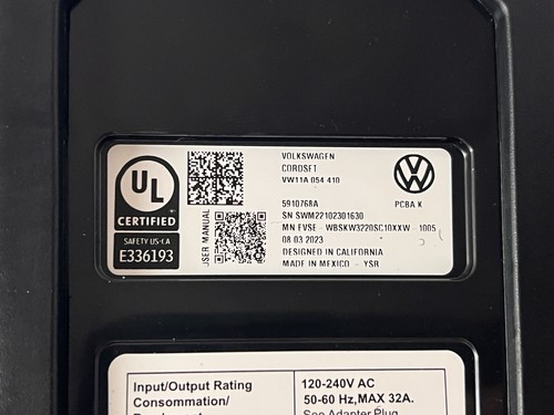 2021-2026 VOLKSWAGEN ID.4 OEM 2-IN -1 MOBILE CHARGER CABLE SETS 11A 054 410 - Bild 4 von 23