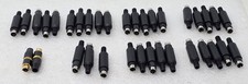 33 x 4Pin Mini-DIN Male Plug S-video Connector, Plastic Handle  2 x RadioShack