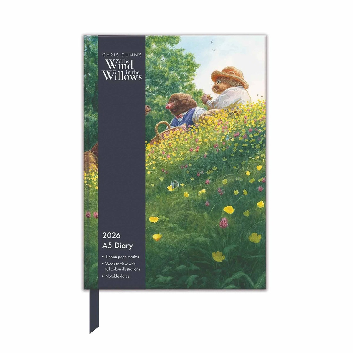 Wind in the Willows A5 Diary 2026, General Diaries, Week To View, Gift
