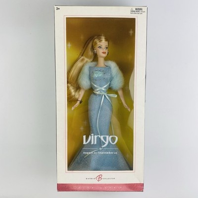 Barbie Puppe 2004 Pink Label Zodiac Collection Jungfrau Sternzeichen blond NRFB Mattel