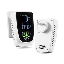 5-in-1 Carbon Monoxide Detectors Plug in, Smoke Alarm  Natural Gas... Fast Ship