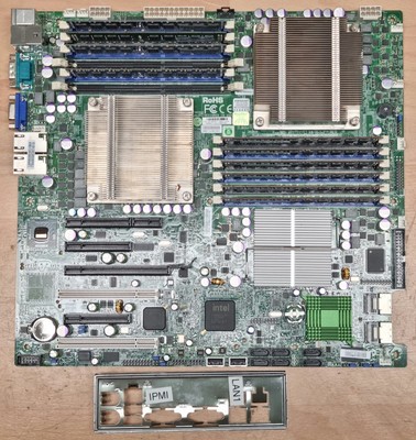 Supermicro X8DT3-F 2x INTEL Xeon E5620 24GB RAM DDR3 IPMI PROXMOX TrueNAS Unraid