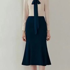 Bride  You Midi Dress - Semi-Mermaid, Gray, Pre-Owned