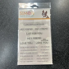 Simon Says Stamp EZ Strips Everyday Clear Stamp Set``~New in Package