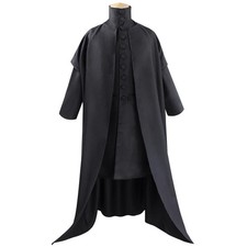 Halloween cos costume Harry Potter Professor Snape robe