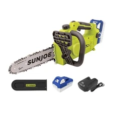 Sun Joe 24V 10CS 24 Volt IONMAX 10 Inch Cordless Chain Saw Kit