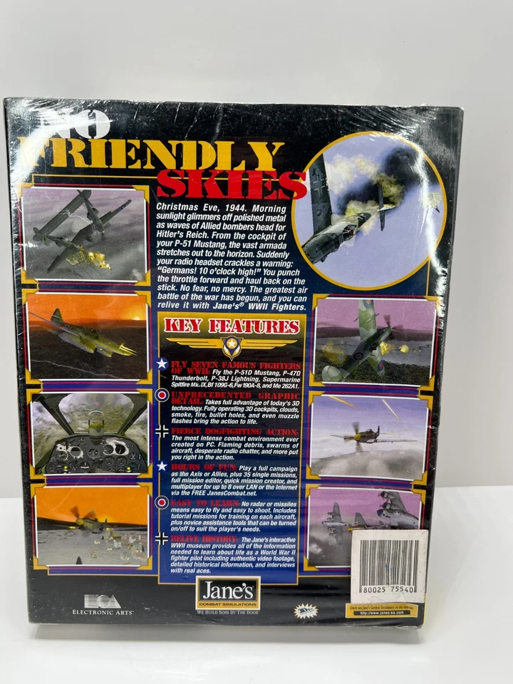 Jane's Combat WWII Fighters PC Video Game CD Rom NIB Sealed WINDOWS 95/98 AUS - Image 2 of 4