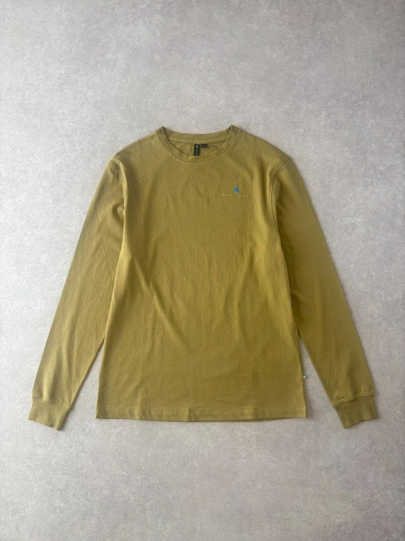 KLATTERMUSEN Root Logo LS Tee M's Meadow Green Size M