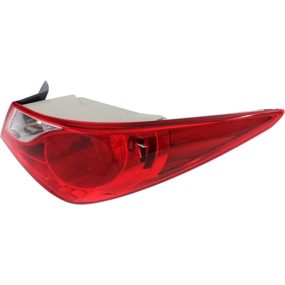 Tail Light Set For 2011-14 Hyundai Sonata Left Right Outer/Body Mounted Halogen - Image 4 of 4