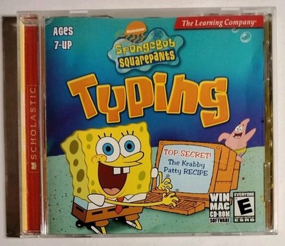 Spongebob Squarepants Typing (PC CD-ROM, Windows/Mac, 2004) Computer Game