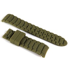 Versus by Versace VRS-SGM100014 Green unisex Rubber Watch Band New