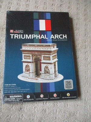 Cubic Fun 3d Puzzle Triumphal Arch New in Box Sealed
