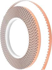 Scalloped Copper Foil Tape for Stained Glass, 7/32 Inch