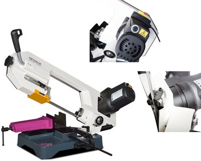 Optimum OPTIsaw SP 17V transportable Gehrungsbandsäge mit hoher Schnittpräzision